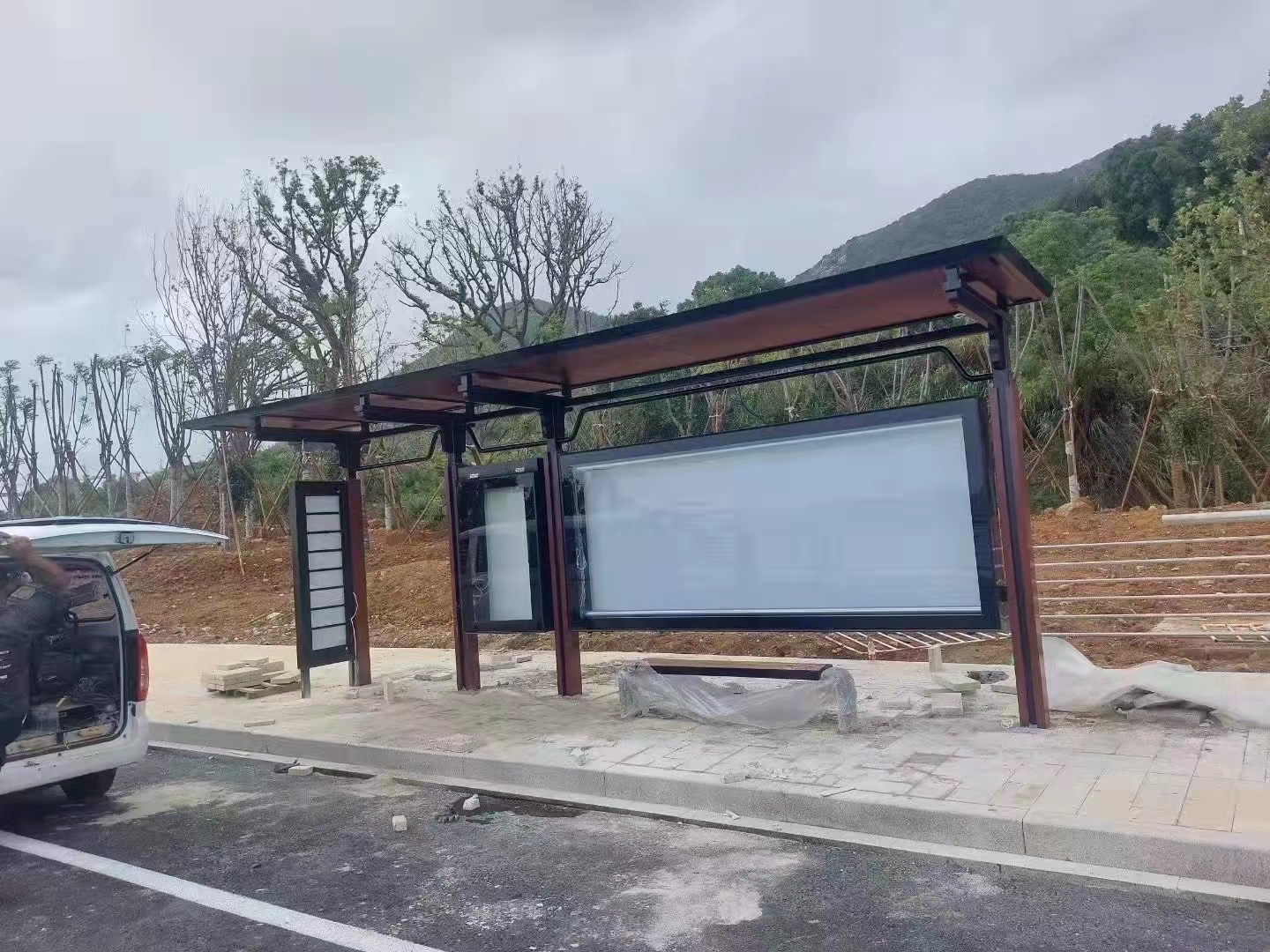 候車(chē)亭實(shí)物圖 候車(chē)亭實(shí)物圖